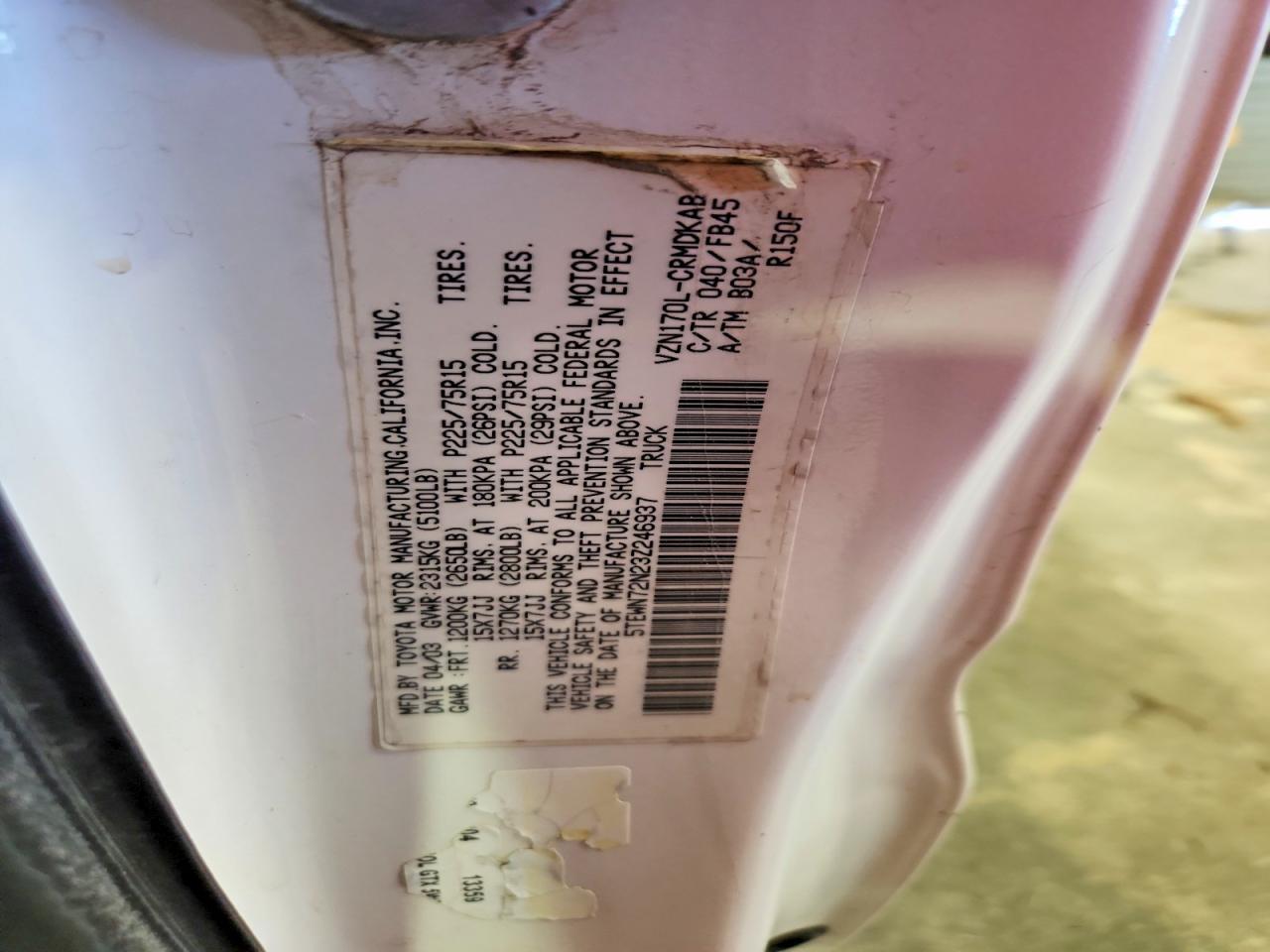 2003 Toyota Tacoma V6