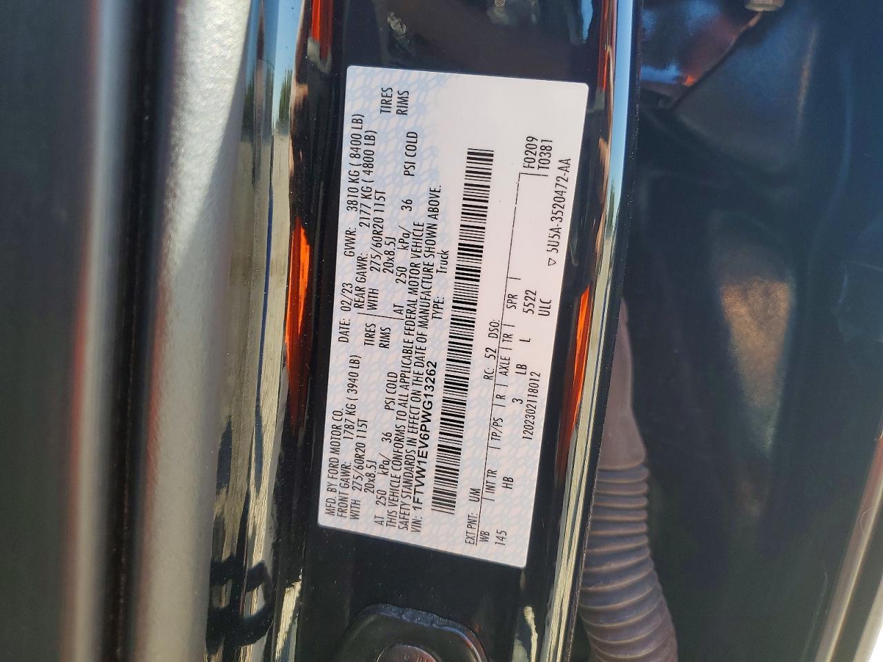 2023 Ford F150 Lightning PRO