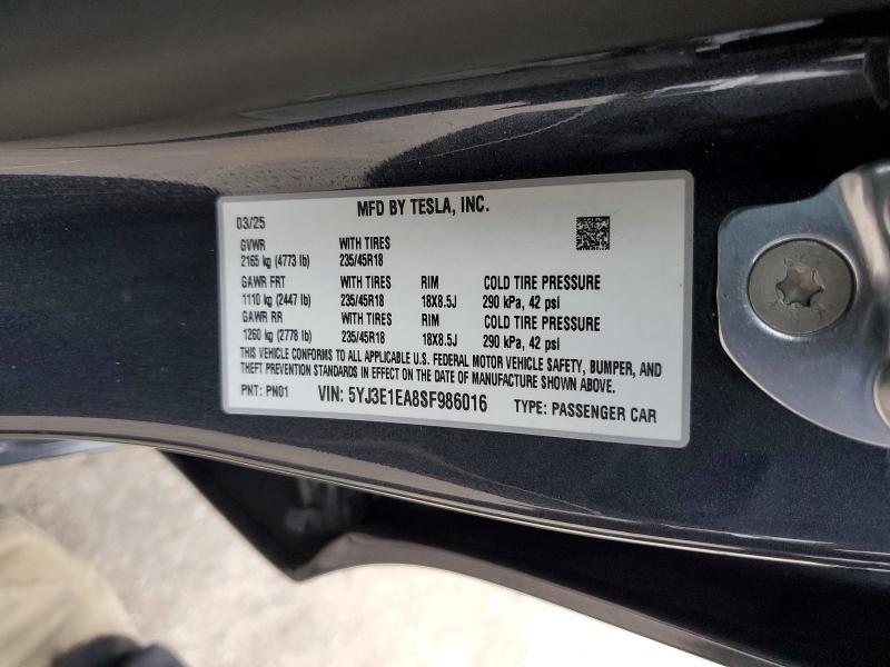 2025 Tesla Model 3