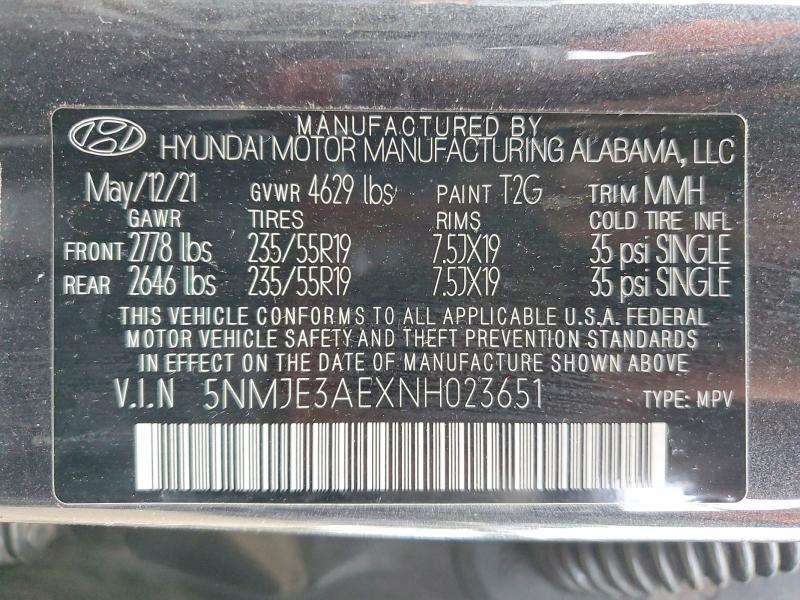 2022 Hyundai Tucson Limited