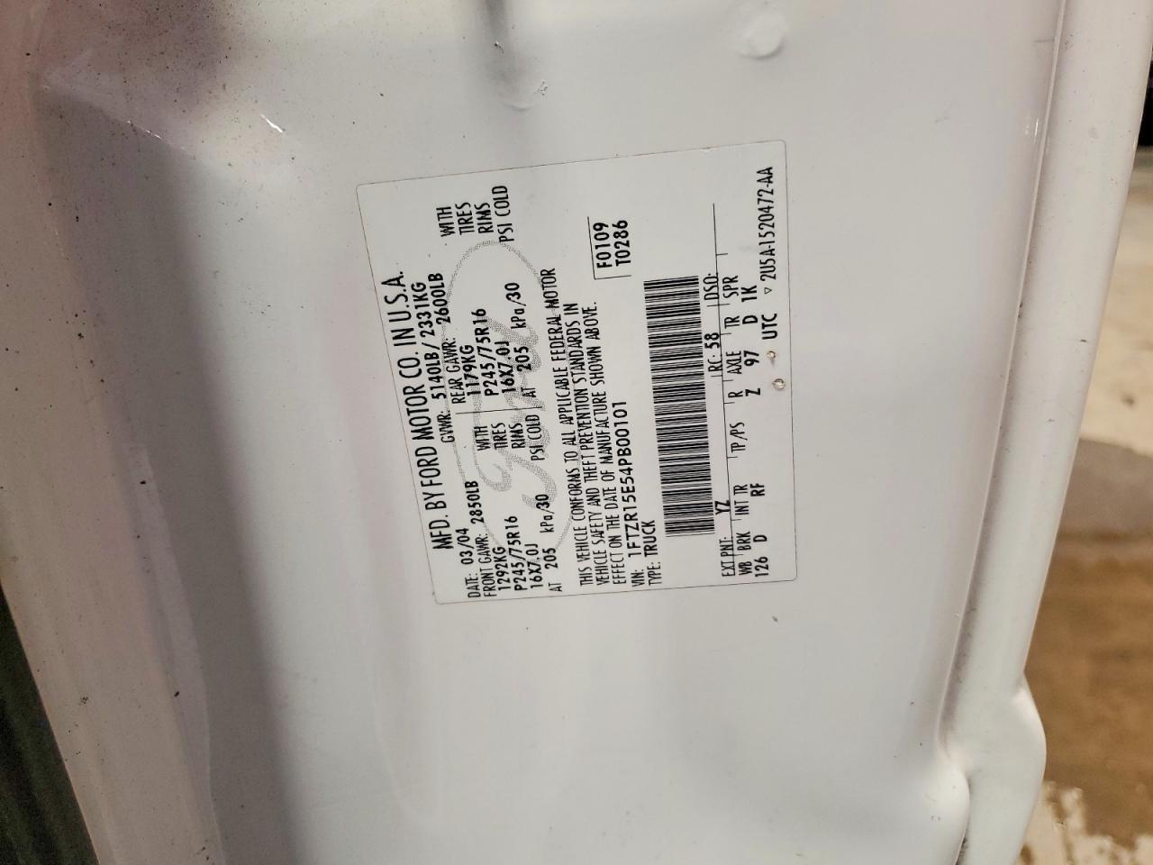 2004 Ford Ranger Super cab