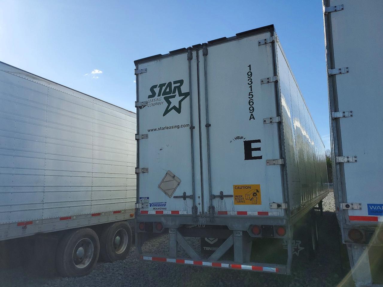 2019 Vanguard DRY Van Trailer