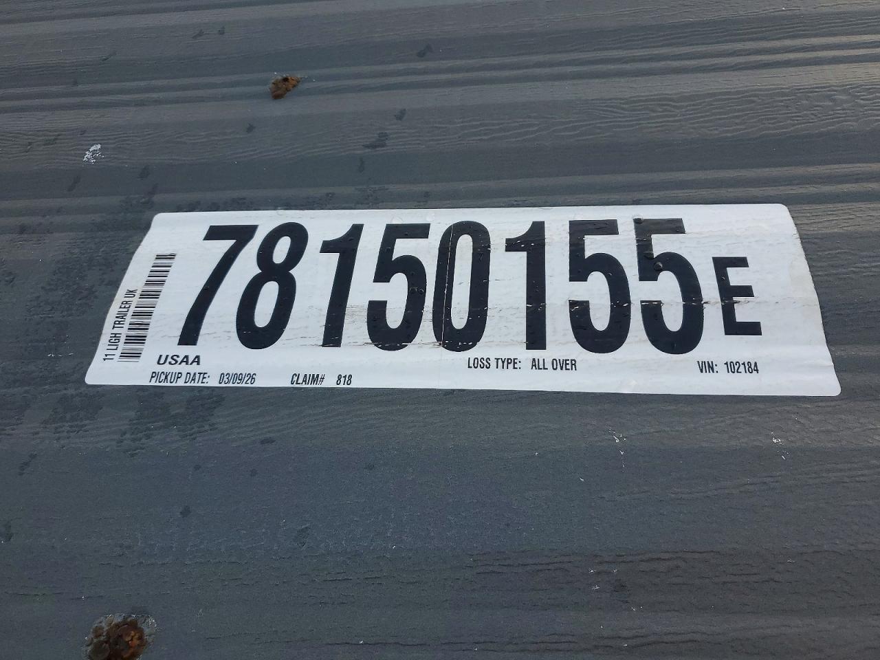 2011 Lightning Trailer