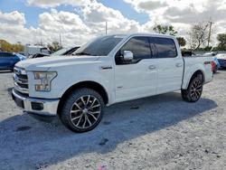 2015 Ford F150 Supercrew en venta en Riverview, FL