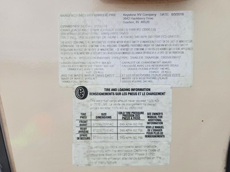 2017 Keystone Keystone