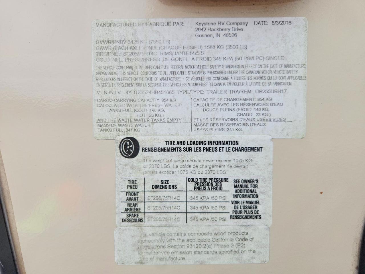 2017 Keystone Keystone