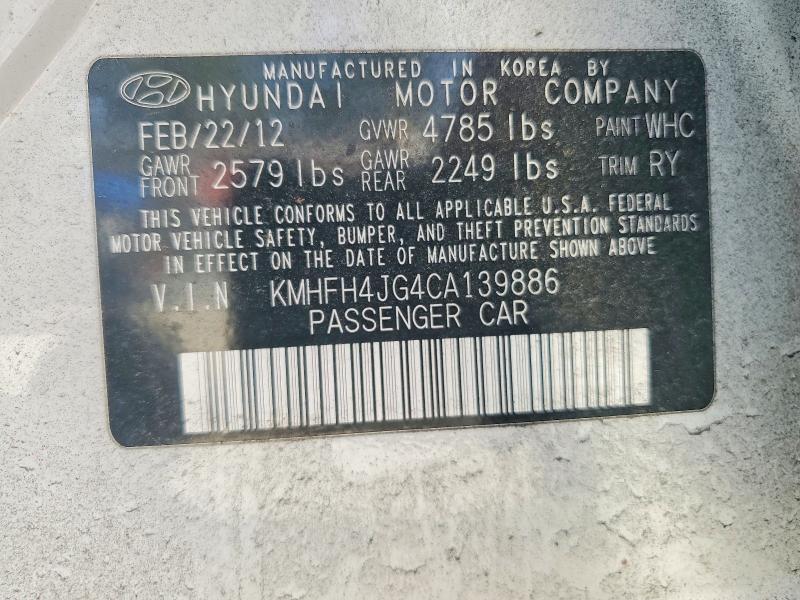 2012 Hyundai Azera Base