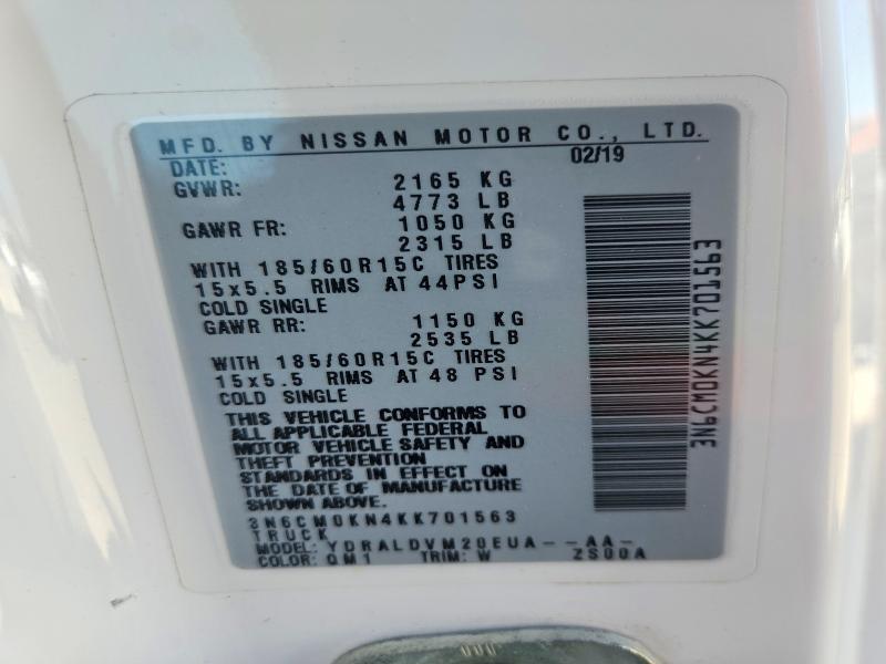 2019 Nissan NV200 Delivery Van