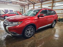 Mitsubishi salvage cars for sale: 2016 Mitsubishi Outlander se