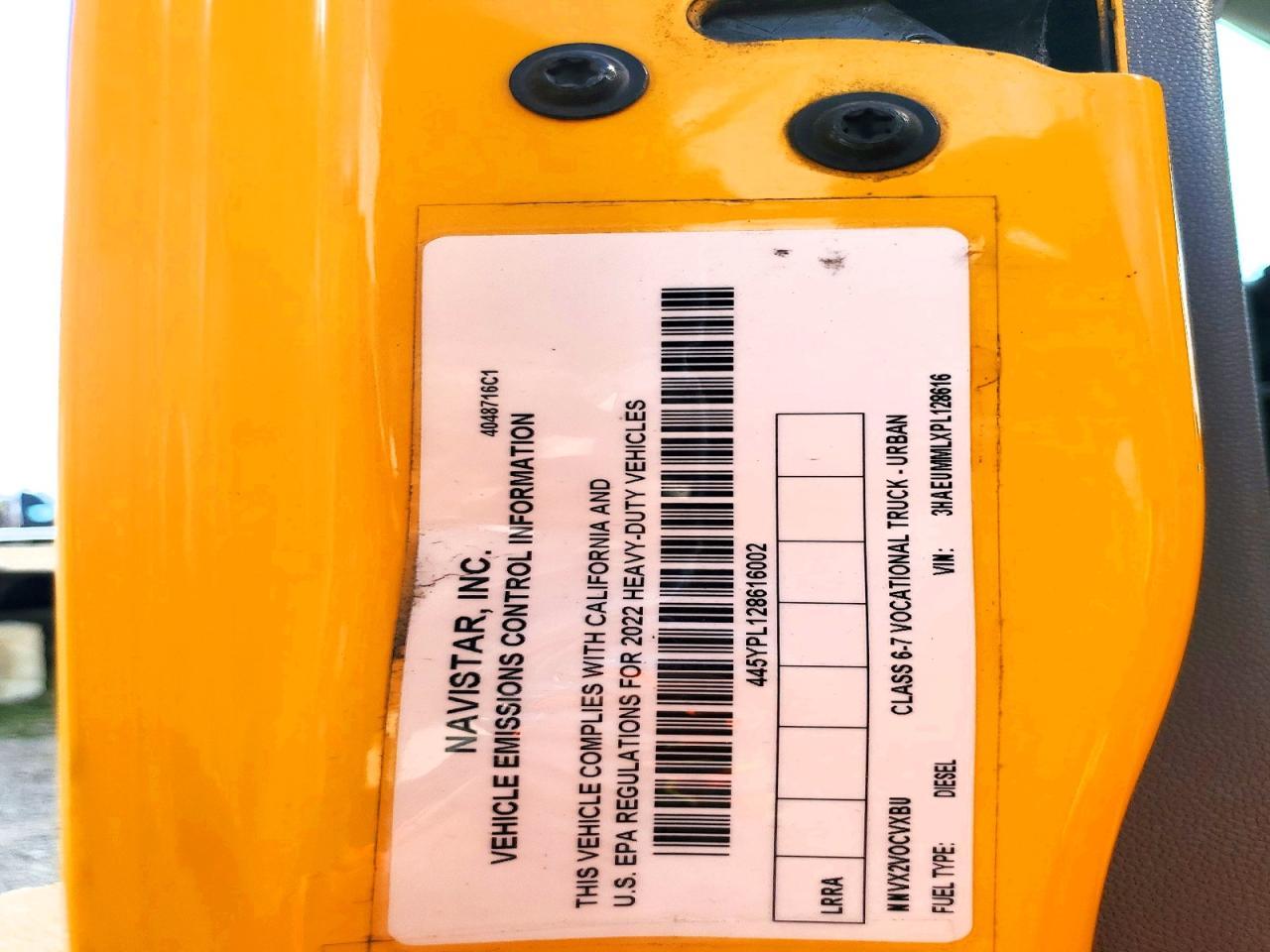 2023 International MV607 BOX Truck