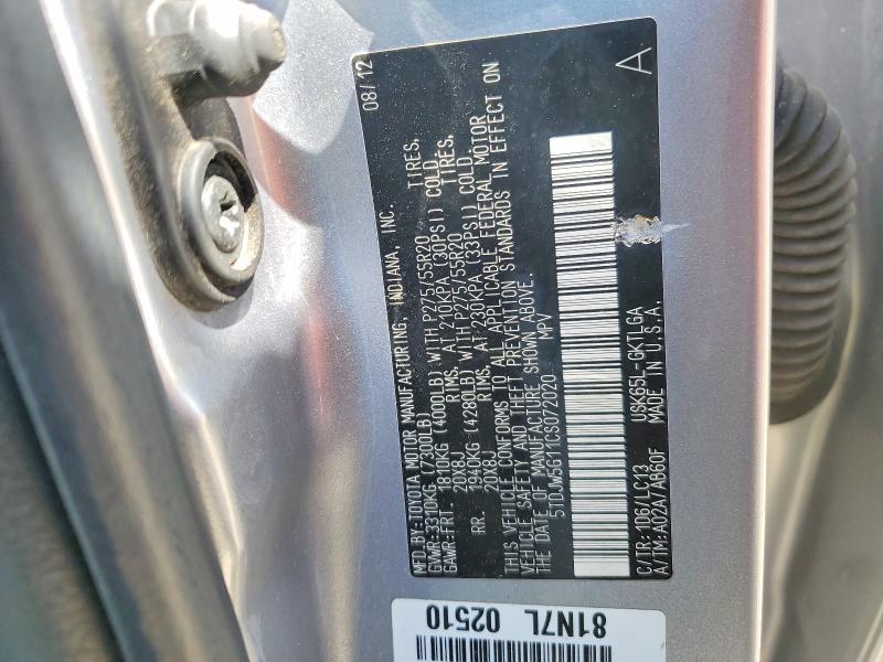 2012 Toyota Sequoia Limited