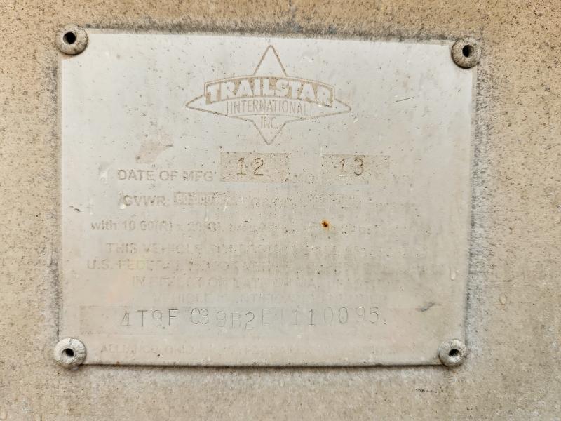 2014 Trail Star END Dump Trailer