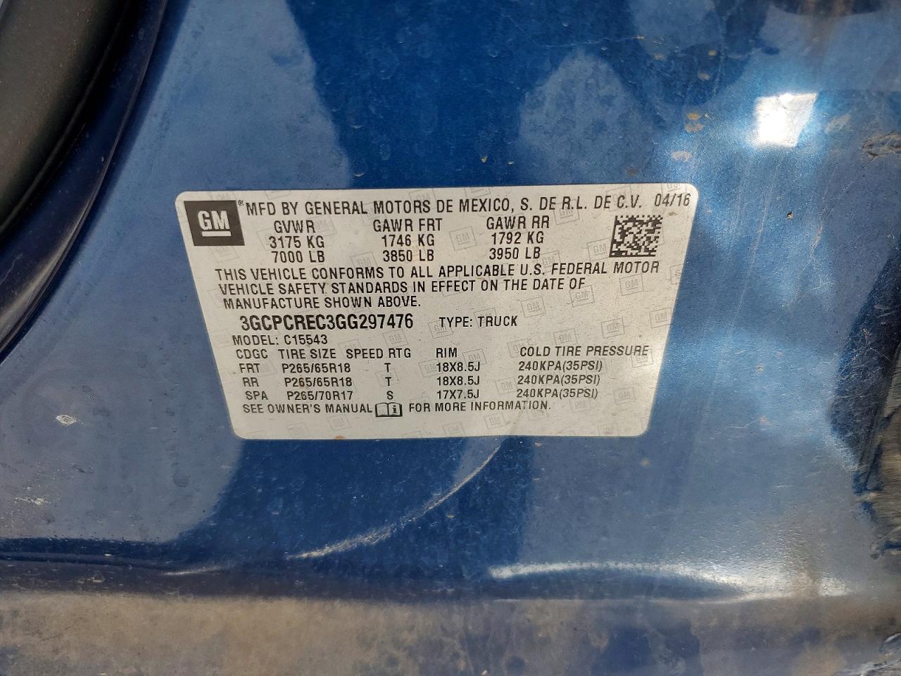 2016 Chevrolet Silverado C1500 LT