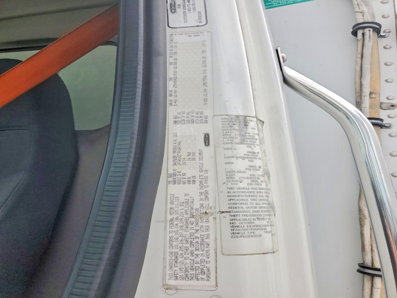 2015 Freightliner Business Class M2 Refrigerated B