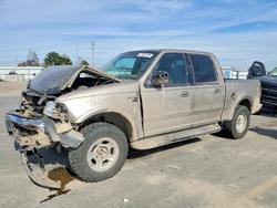 Salvage trucks for sale at Nampa, ID auction: 2001 Ford F150 Supercrew