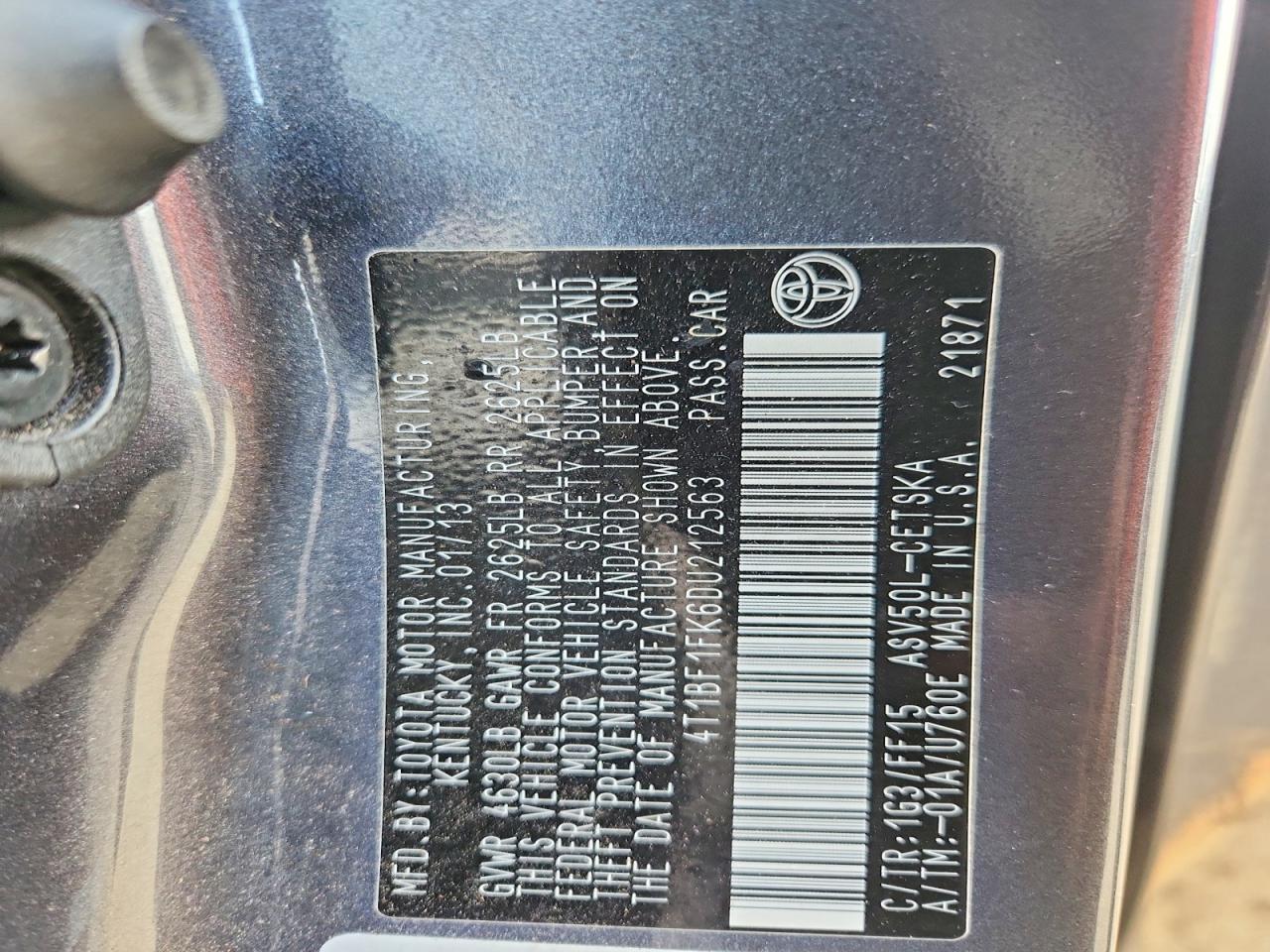 2013 Toyota Camry se