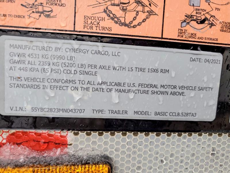 2021 Cynergy Cargo Enclosed C