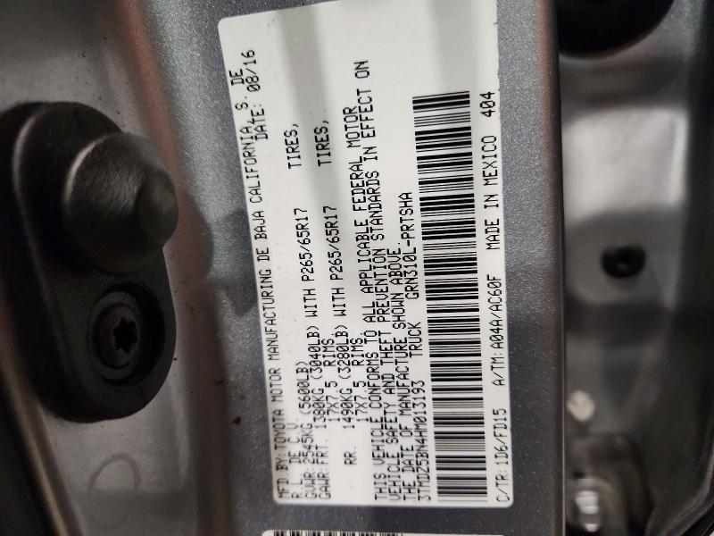 2017 Toyota Tacoma TRD Sport