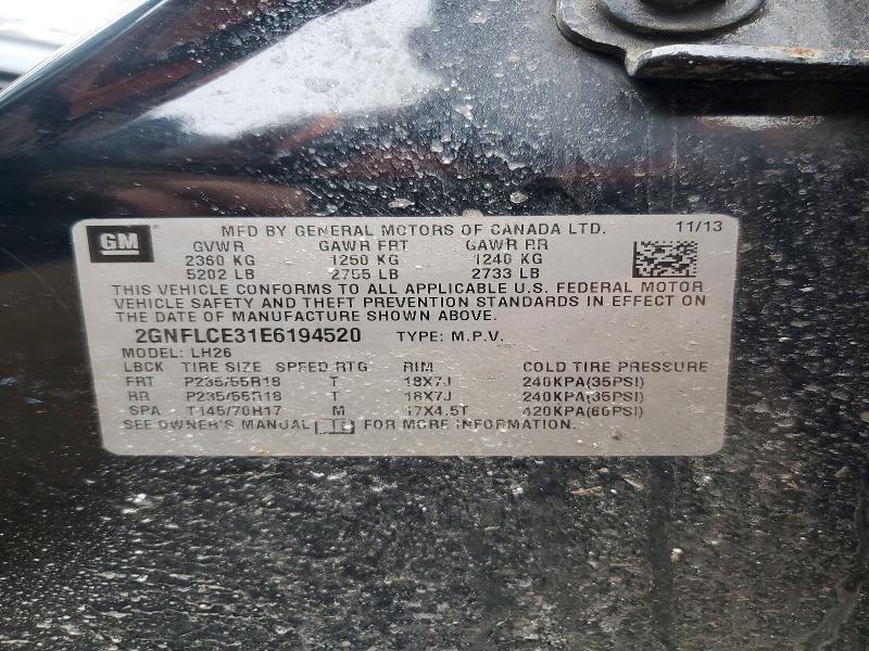 2014 Chevrolet 2014 Chev Equinox lt