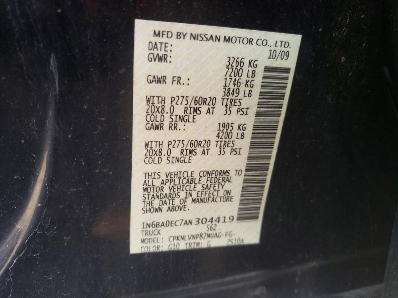 2010 Nissan Titan SE