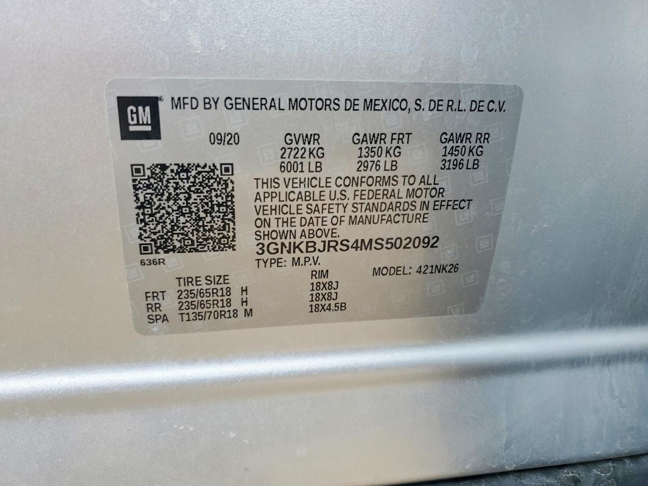 2021 Chevrolet Blazer 3LT