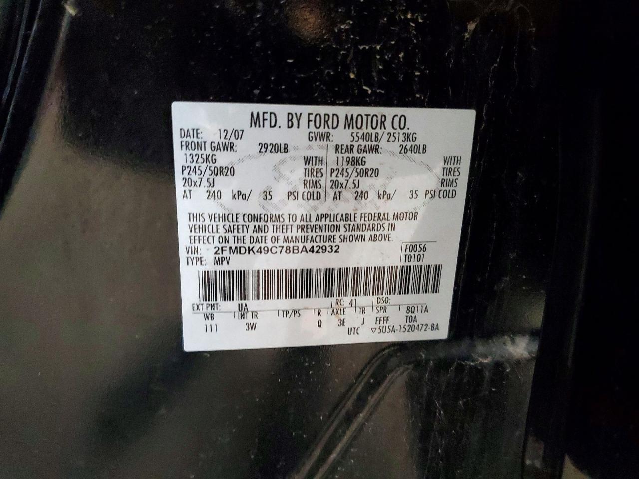 2008 Ford Edge Limited