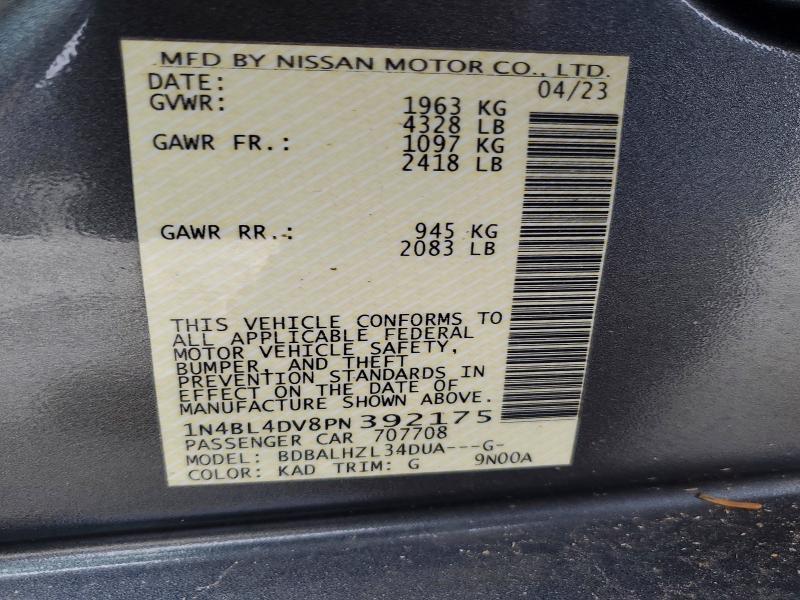 2023 Nissan Altima 2.5 sv