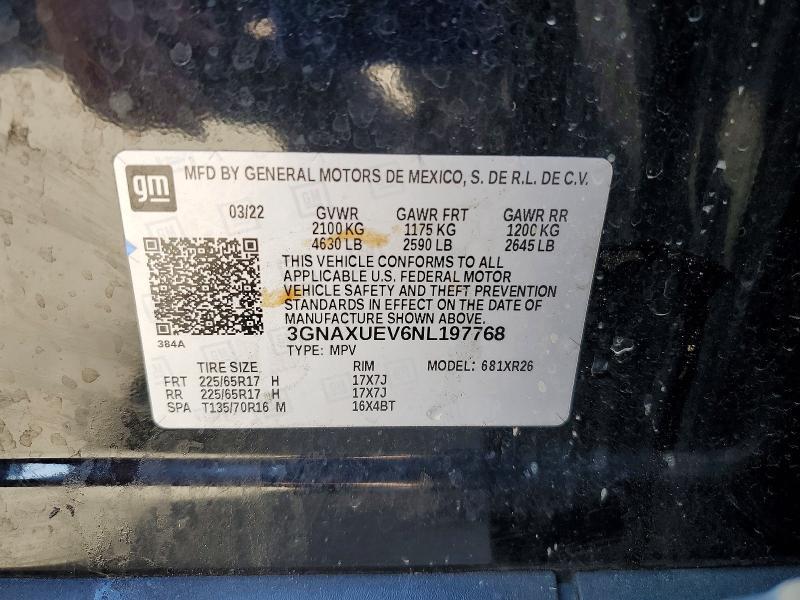 2022 Chevrolet Equinox lt