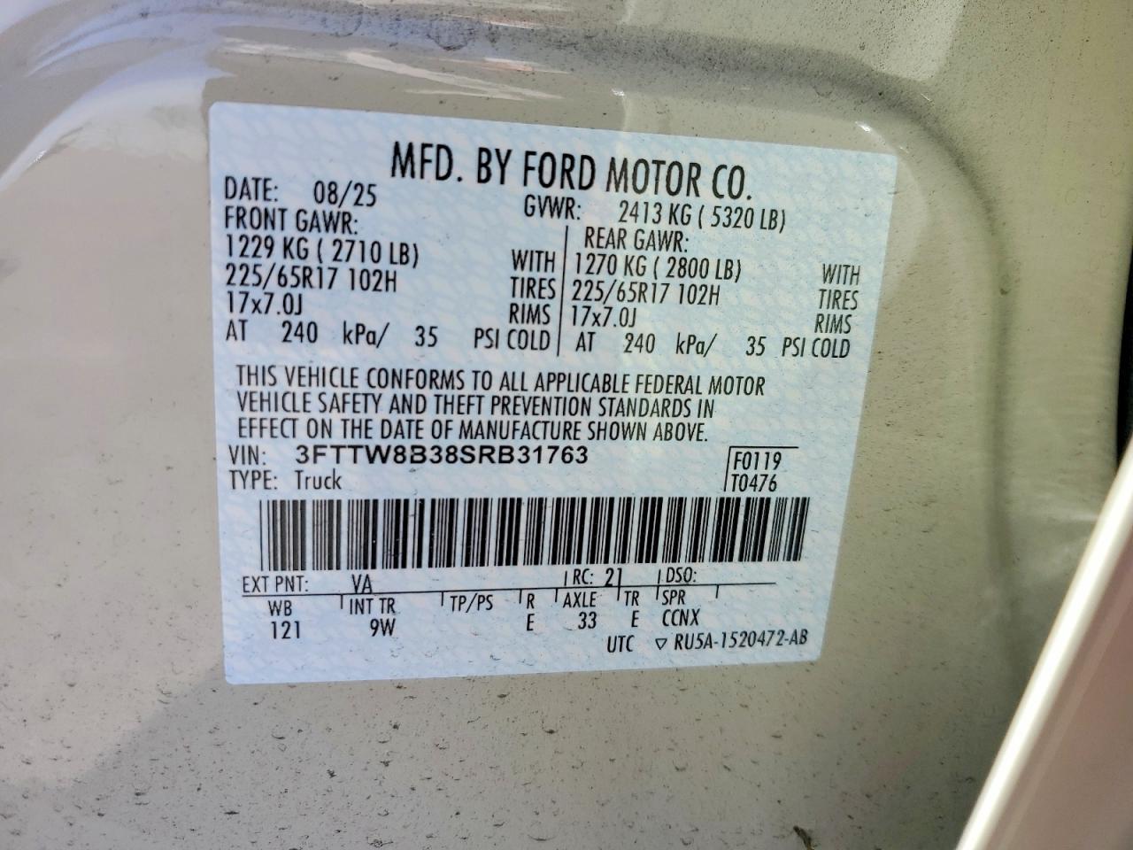 2025 Ford Maverick XL