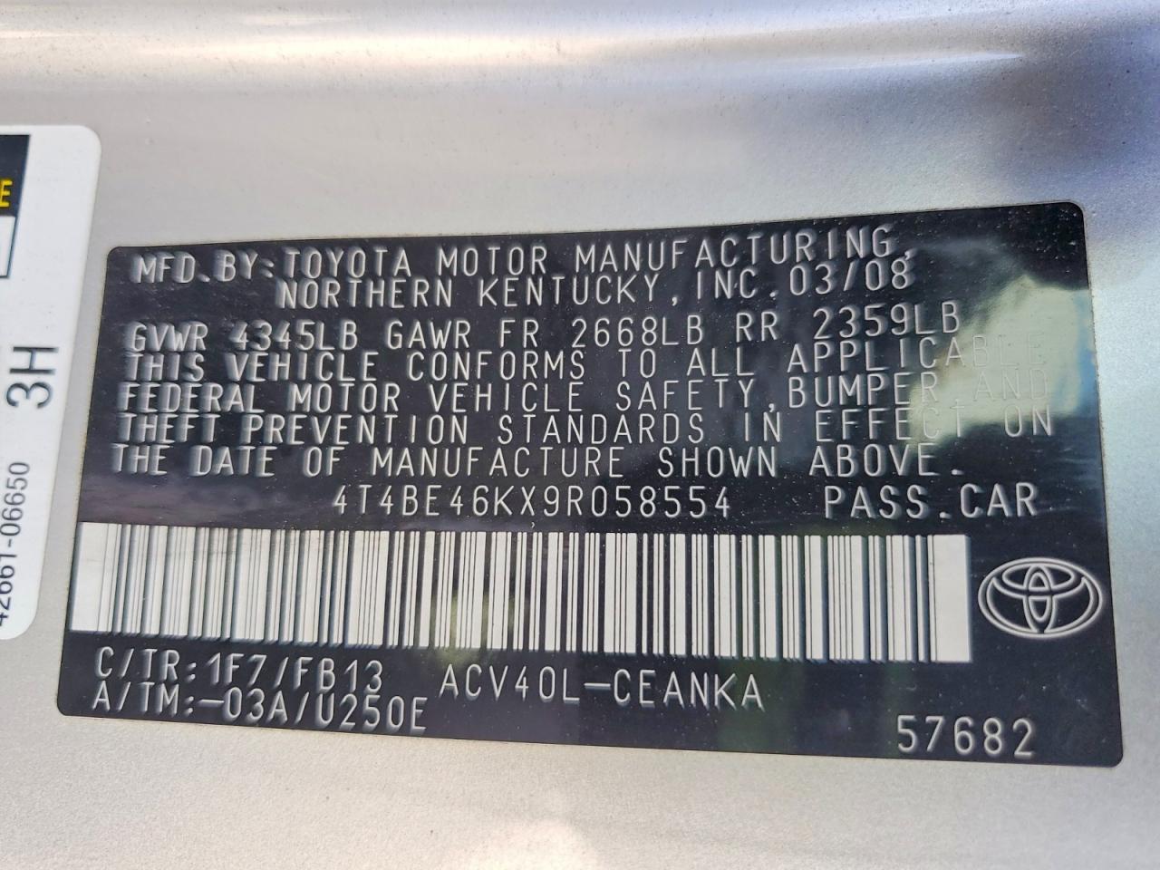 2009 Toyota Camry Base