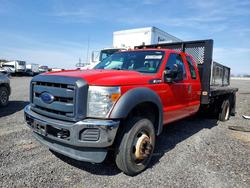 Salvage cars for sale from Copart Fredericksburg, VA: 2016 Ford F450 Super Duty Flatbed Truck