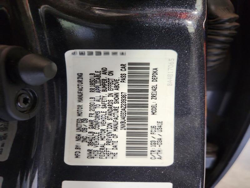 2010 Toyota Corolla le