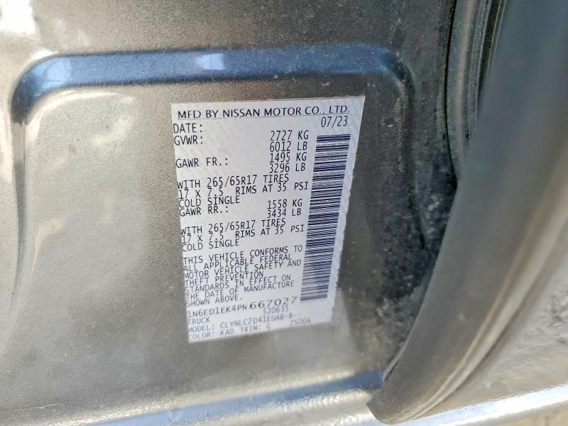 2023 Nissan Frontier SV