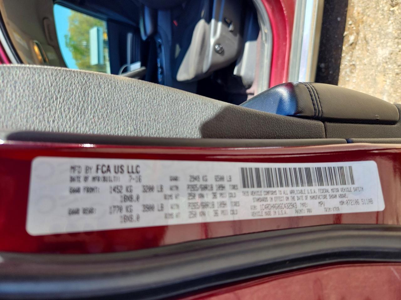 2016 Dodge Durango sxt