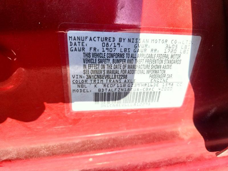 2020 Nissan Versa sv