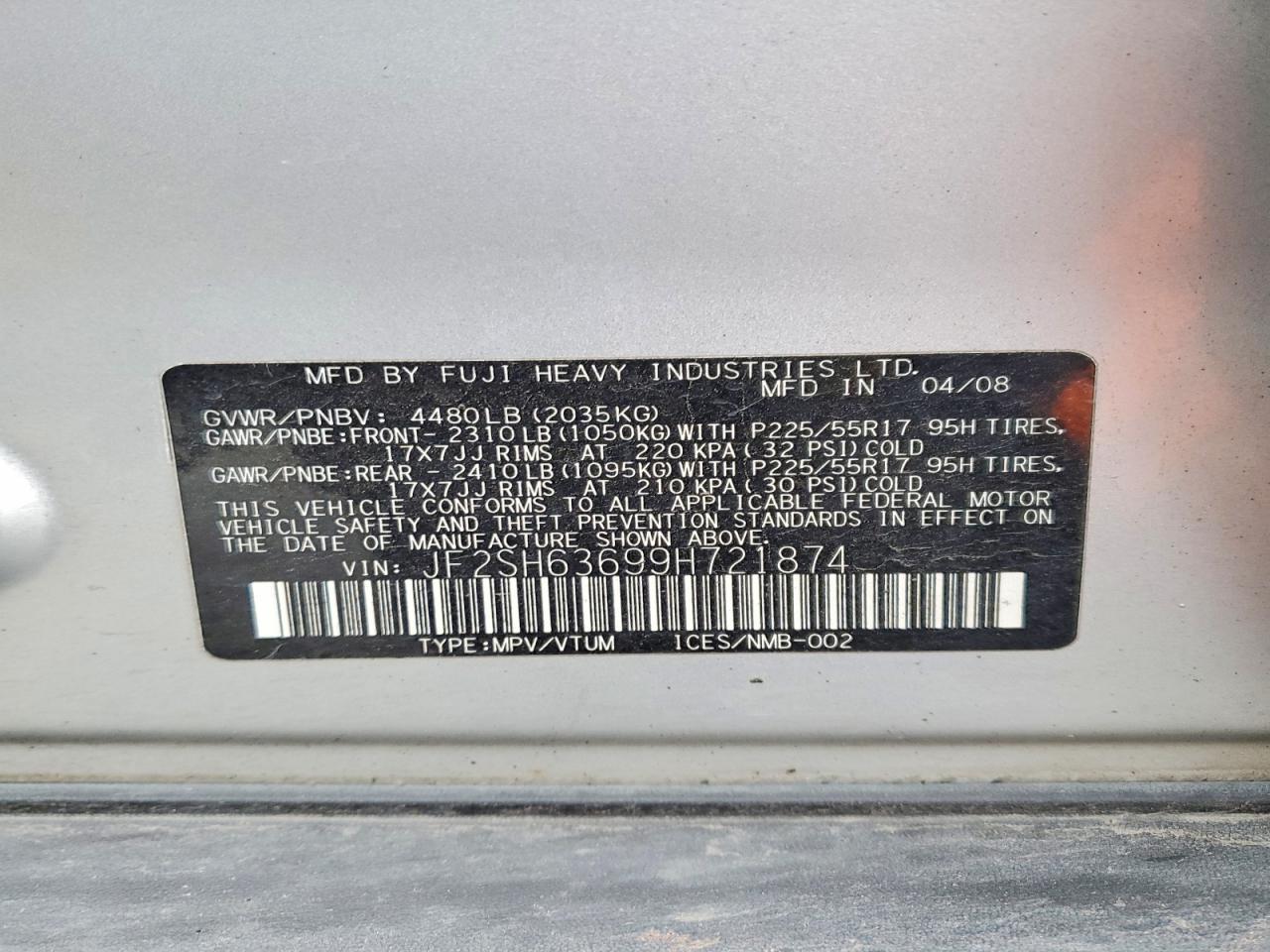 2009 Subaru Forester 2.5x Premium