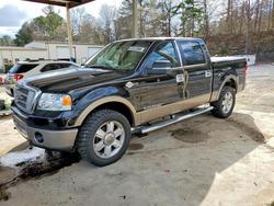 Salvage trucks for sale at Hueytown, AL auction: 2006 Ford F150 Supercrew
