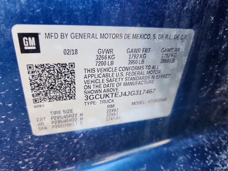 2018 Chevrolet Silverado K1500 High Country