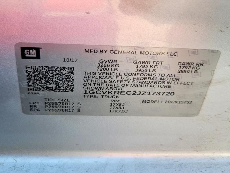 2018 Chevrolet Silverado K1500 LT