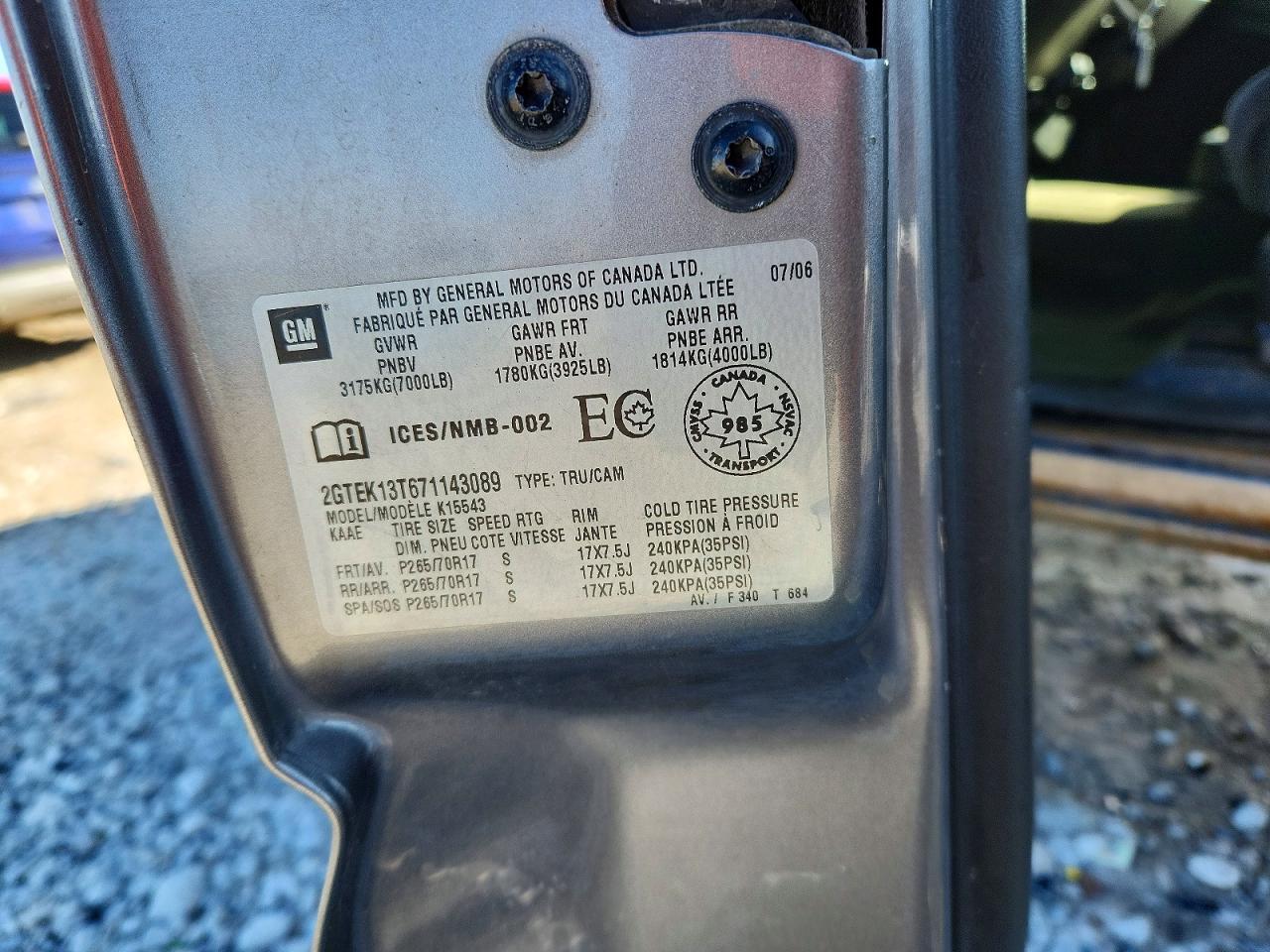 2007 GMC New Sierra K1500