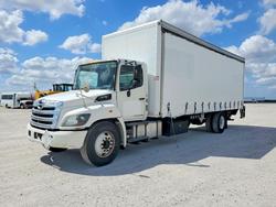 Salvage trucks for sale at Clewiston, FL auction: 2015 Hino 258 268