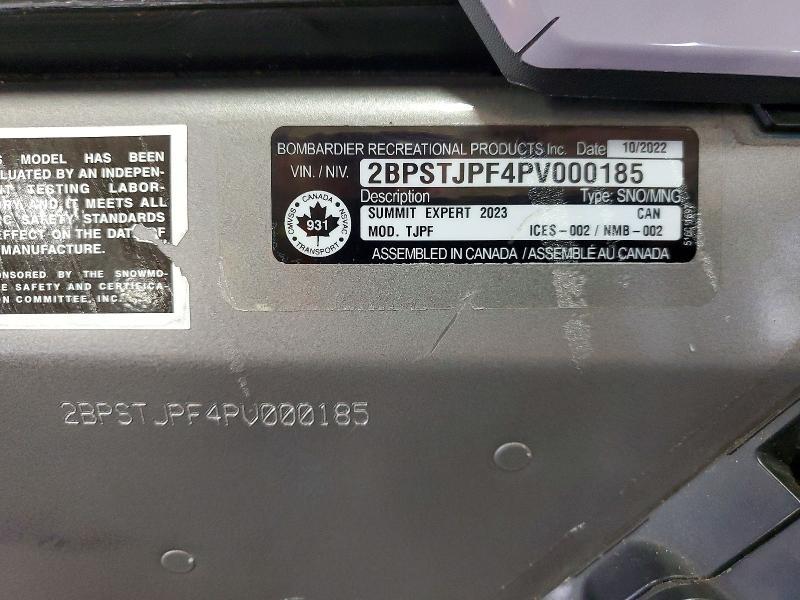 2023 Skidoo Summit Expert 165 tu