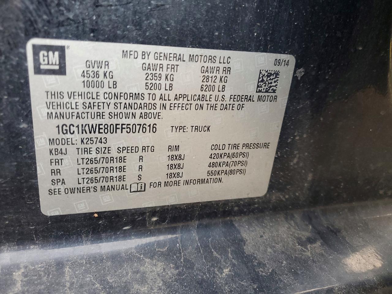 2015 Chevrolet Silverado K2500 Heavy Duty LTZ