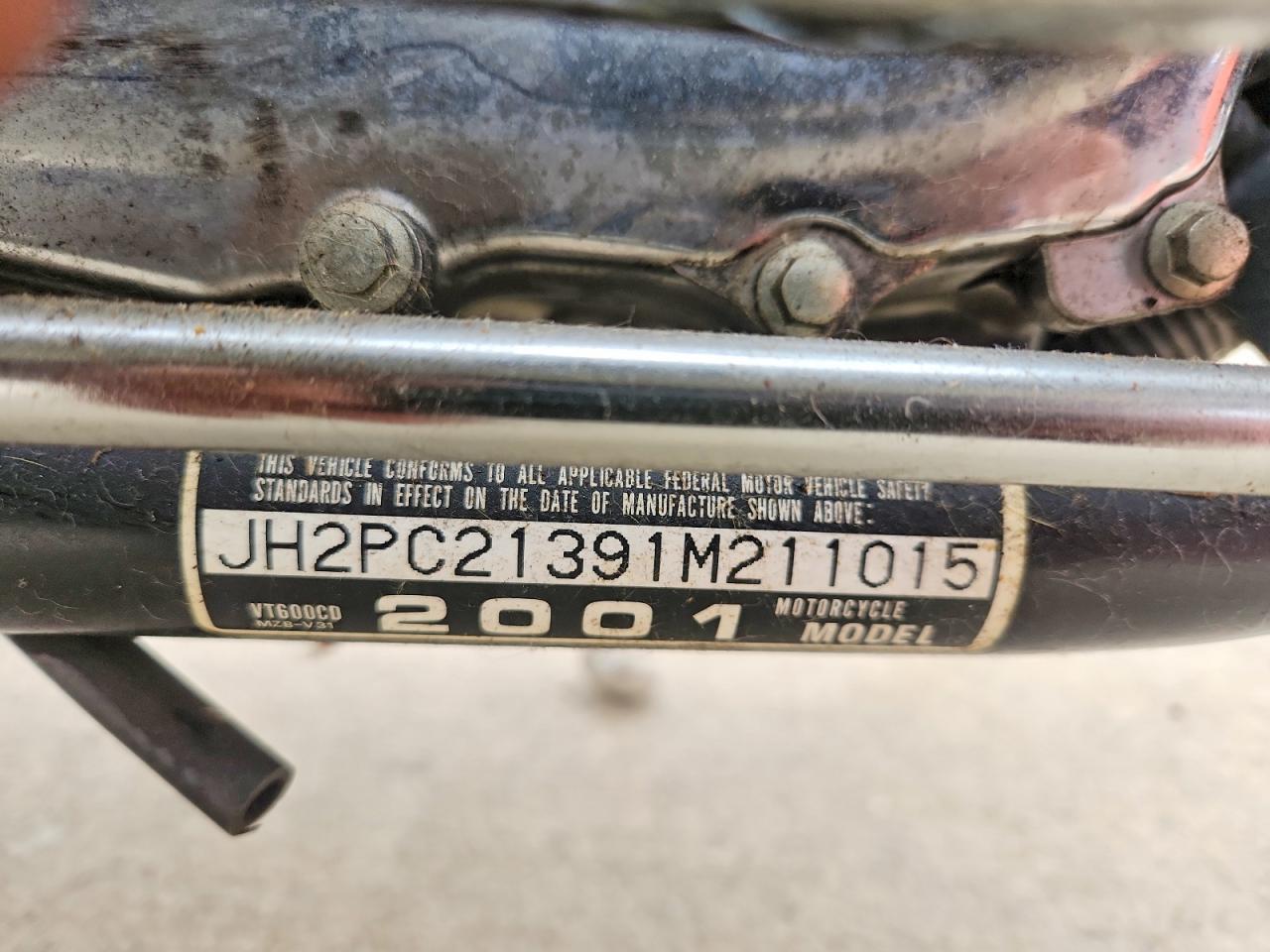 2001 Honda VT600 CD