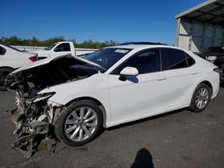 Salvage cars for sale from Copart Fresno, CA: 2018 Toyota Camry le