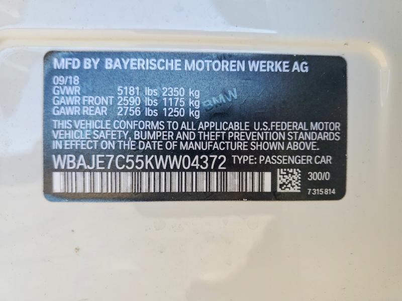 2019 BMW 540 xi