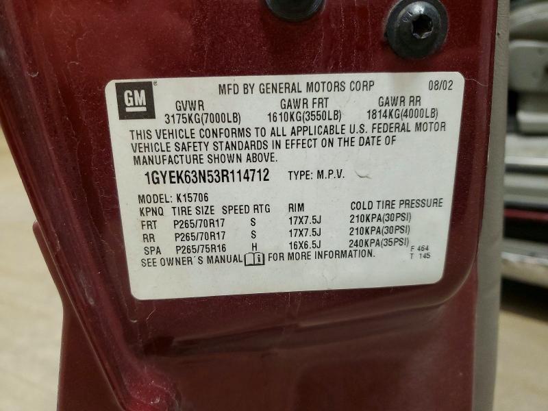 2003 Cadillac Escalade Luxury