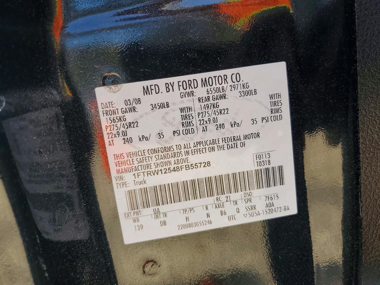 2008 Ford F150 Supercrew