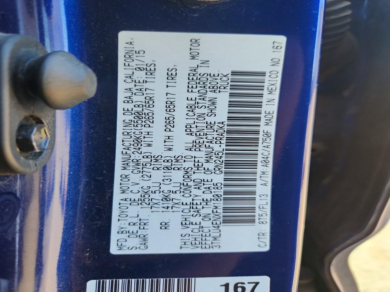 2015 Toyota Tacoma V6