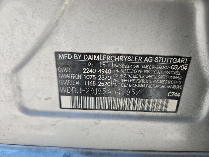 2005 Mercedes-Benz E 320 cdi